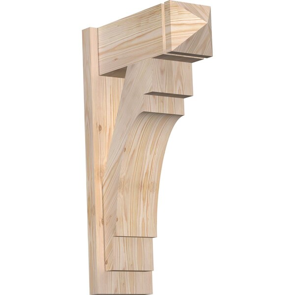 Ekena Millwork Merced Arts & Crafts Smooth Outlooker, Douglas Fir, 7 1/2"W x 18"D x 30"H OUT08X18X30MRC03SDF - main